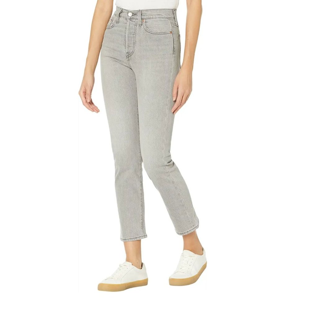 Levi's Premium: Wedgie Straight in "Top of Hill Grey"